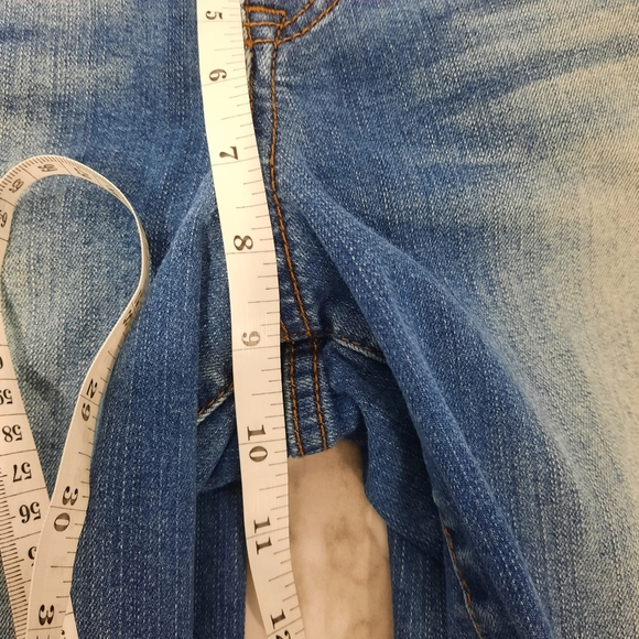 Torrid Denim Jeans Womens 12 Blue Boyfriend Mid Rise Medium Wash 34x30 - Picture 7 of 12